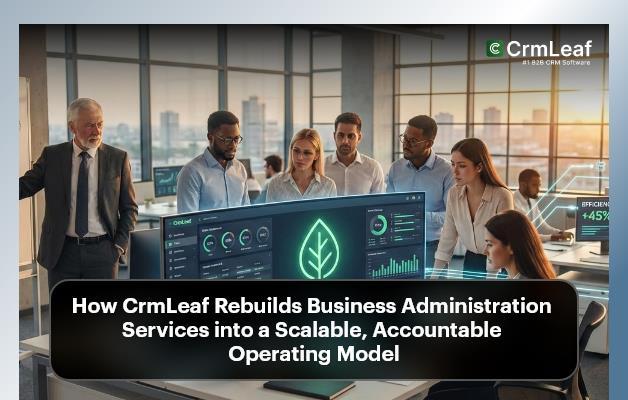 How CrmLeaf Rebuilds Business Administration Services into a Scalable, Accountable Operating Model