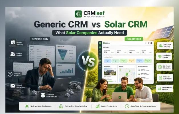 Generic CRM vs Solar CRM – what solar companies actually need