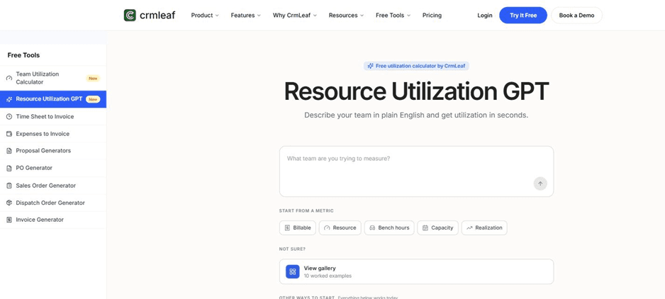 Best Resource Utilization Tool