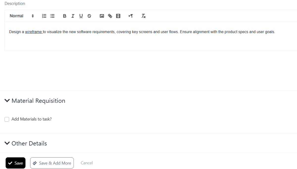 Feature Release: Material requisition Feature Release: Material requisition