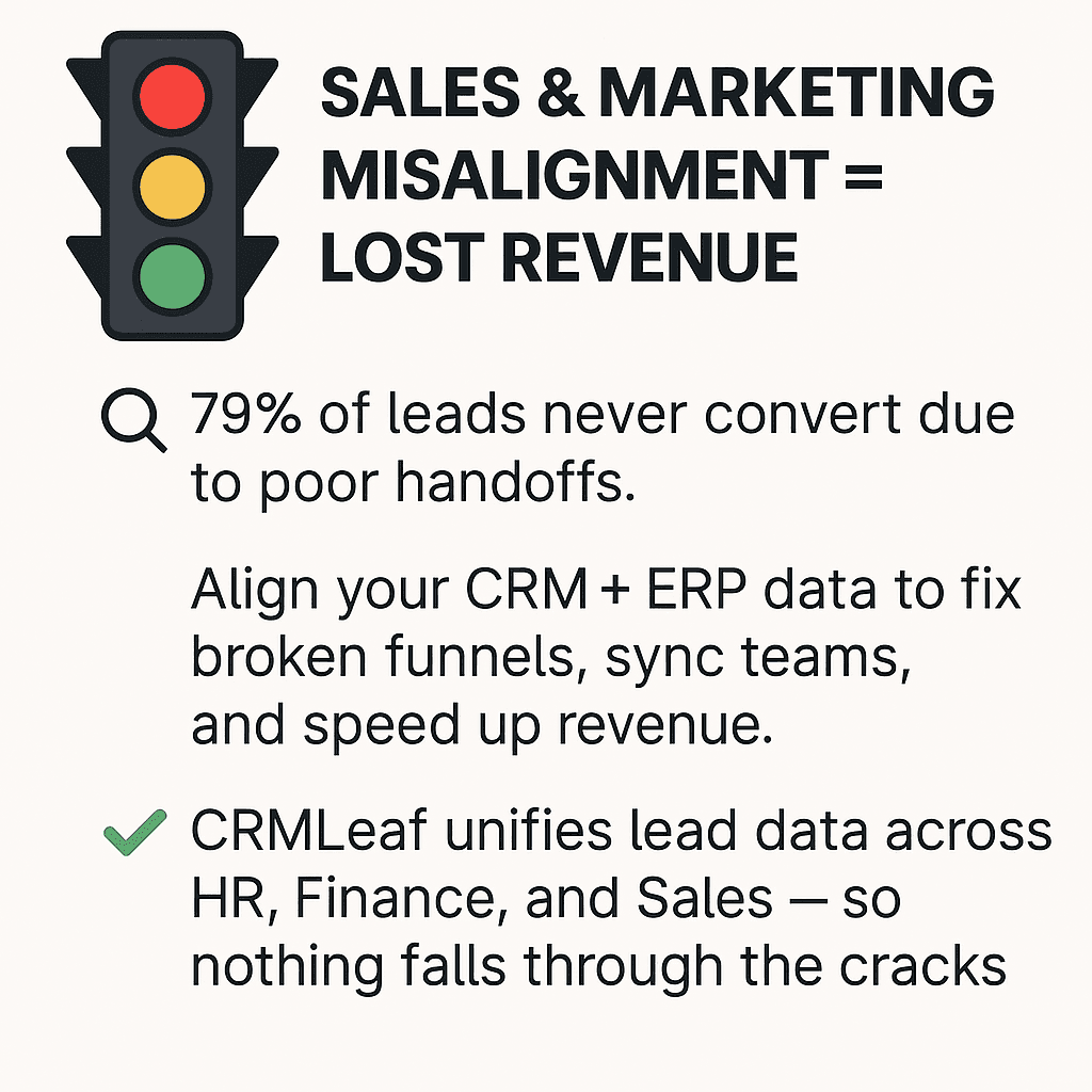 Align your CRM & ERP data