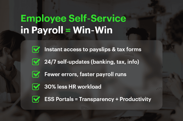 Employee Self‑Service in Payroll Win‑Win