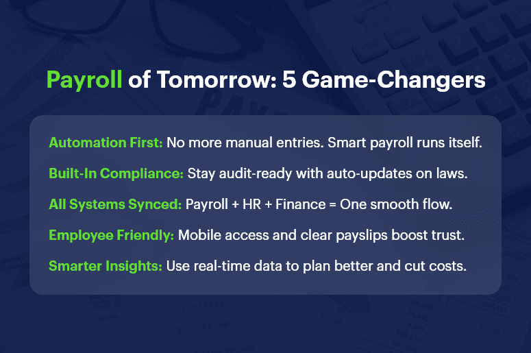 Payroll of Tomorrow 5 Game Changers