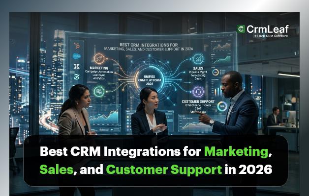 Best CRM Integrations for Marketing, Sales, and Customer Support in 2026